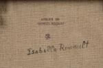 Georges Rouault (Français, 1871-1958) 
Arlequin (harmonie rose), c.1948-1952 

Toile. 
Cachet...