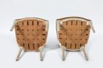 Maison Jansen 
Huit chaises de style Louis XVI 

en bois...