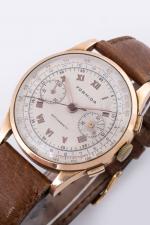 Formida 
Montre bracelet chronographe 

en or jaune 750 millièmes. Le...