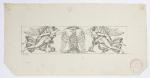 Antoine-Denis Chaudet (Français, 1763-1810) 
Deux Renommées couronnant l’aigle impériale, c....