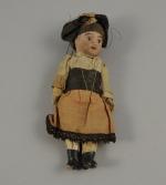 MIGNONNETTE représentant une jeune alsacienne, tête en biscuit et corps...