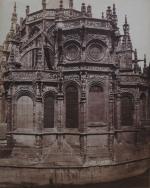 Édouard-Denis BALDUS (1813-1889)Chevet de l'église Saint-Pierre, Caen, 1858.Épreuve d'époque sur...