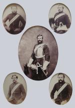MILITARIAOffi ciers et soldats de l'armée anglaise, années 1850-186052 épreuves...