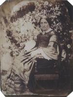 Jean-Baptiste FRENET (1814-1889)Négatif et positif : Femme à l'ombrelle dans...