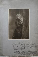 BOISSONNAS et TAPONIER (1869-1930)Sylvie Camille Flammarion (-1919), 1906Épreuve argentique d'époque...