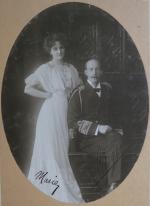 BOISSONNAS et TAPONIERMarie Bonaparte (1882-1962) et Georges de Grèce (1867-1957),...