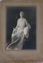 André TAPONIER (1869-1930)Isabelle duchesse de Guise, Philippe duc d'Orléans, 1920-1930.3...