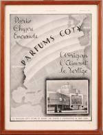 COTY - (années 1930-1950)

Deux publicités anciennes encadrées provenant de magazine...