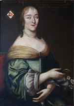 ÉCOLE FRANÇAISE du XVIIe siècle Portrait de femme Huile sur...