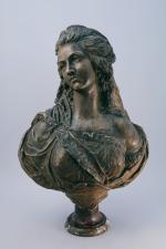 Dans le goût d'Augustin PAJOU (1730-1809) ? Buste de dame...