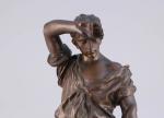 Adrien-Étienne GAUDEZ (Lyon, 1845 - Neuilly-sur-Seine, 1902)Le bûcheron.Épreuve en bronze...