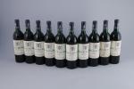 POMEROL. Château La Rose Figeac, 1989. 10 bouteilles. (BG, quelques...