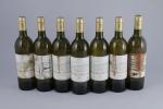 GRAVES LÉOGNAN. Domaine de Chevalier, blanc, GCC, 1983. 7 bouteilles....