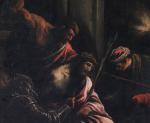 Attribué à Jacopo BASSANO (1510/15-1592)Le Christ aux outrages. Cuivre.Haut. 31,...