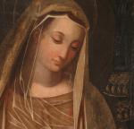 École ANVERSOISE du XVIIe.La sainte Vierge. circa 1620.Huile sur toile.Haut....
