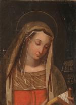 École ANVERSOISE du XVIIe.La sainte Vierge. circa 1620.Huile sur toile.Haut....