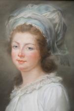 École FRANÇAISE du XIXe, suiveur d'Elisabeth VIGÉE-LEBRUN (Paris, 1755-1842)Portrait de...