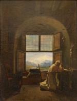 François Marius GRANET (Aix-en-Provence, 1755 - 1849)
Moine en prière.

Toile.

Haut. 40,...