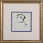 André DIGNIMONT (Paris, 1891-1965)
Homme à la casquette

Encre sur papier, signée...