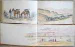 [Tunisie/Algérie - Colonne de Tébessa - 1881] 3 carnets à...