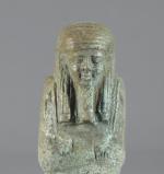 ÉGYPTE, probablement Sakkarah - XXVIe dynastie, règne d'AmasisOUCHEBTI en faïence...