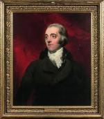 Portrait sur toile du révérend Shaw-Brook par Lawrence, vers 1795-1800