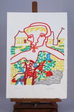 Charles LAPICQUE (Théizé, 1898 - Orsay, 1988)"Quasimodo", "Avant le tournoi",...