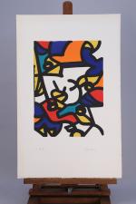 Charles LAPICQUE (Théizé, 1898 - Orsay, 1988)"Quasimodo", "Avant le tournoi",...