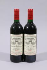 HAUT-MÉDOC, Château La Lagune/Grand Cru Classé, 1990, 2 bouteilles, N...