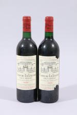 HAUT-MÉDOC, Château La Lagune/Grand Cru Classé, 1986, 2 bouteilles, BG...