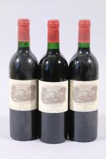 PAUILLAC, Château Lafite-Rothschild/1er Grand Cru Classé, 1984, 3 bouteilles, BG,...