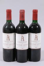 PAUILLAC, Château Latour/1er Grand Cru Classé, 1987, 3 bouteilles, LB.