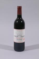 PAUILLAC, Château Lynch-Bages/Grand Cru Classé, 1993, 1 bouteille, N, taches.