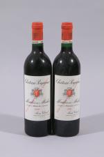 MOULIS, Château Poujeaux, 1990, 2 bouteilles, N.