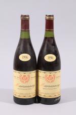 CÔTES DE NUITS, Marsannay, François Brugère, 1996, 2 bouteilles, 2...