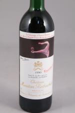 PAUILLAC, Château Monton-Rotschild, 1er Grand Cru Classé, 1 bouteille, 1990,...