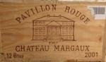 MARGAUX. Pavillon Rouge, second vin de château Margaux,  2001....