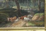 École SUISSE du XIXème siècle
Vaches près d'un pont

Gouache

Haut. 59,5 Larg....