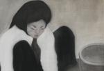 dans le goût de Phan Chánh NGUYEN (1892-1984)
Femme accroupie.

Peinture sur...