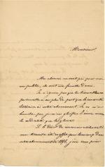 [Littérature] Alphonse de LAMARTINE (1790-1869)2 pièces :L.S., Paris, 1er décembre...