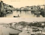 [Bretagne] 24 cartes postales anciennes panoramiques, Île de Belle-Ile-en-Mer (7...