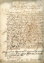 [Légation d'Avignon]Jules MAZARIN (1602-1661)P.S., mai 1636, commençant par " Monseigneur...