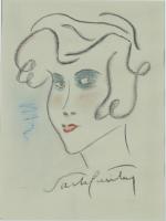 dans le goût de Sacha GUITRY (Français, 1885-1957)Yvonne PrintempsCrayon de...