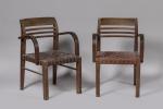 René GABRIEL (1890-1950)Cinq sièges formant mobilier de salon ou de...