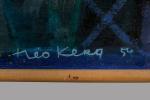 Théo KERG (Luxembourgeois, 1909-1993) Trois femmes, 1954Huile sur toile, signée...