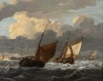 WIGERUS VITRINGA (Leeuwarden, 1657 - Wirdum, 1725) Marine par gros...