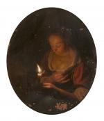 ATTRIBUÉ À GODFRIED SCHALCKEN (Made, 1643 - La Haye, 1706)...