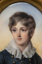 JEAN-BAPTISTE ISABEY (Nancy, 1767 - Paris, 1855) 
Portrait de jeune...