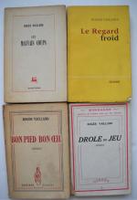 Littérature, Surréalisme]ROGER VAILLAND (1907-1965) Lot de 6 ouvrages :Drole de...