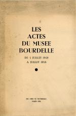 ANTOINE BOURDELLE (1861-1929), SCULPTEUR ET PEINTRELot de 13  pièces,...